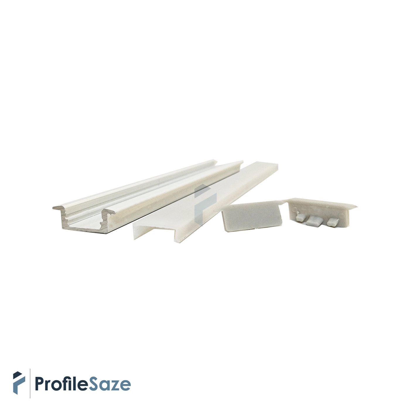 پروفیل نور خطی آلومینیومی 2 سانتی توکار کد L20W سفید (شاخه 3 متری)