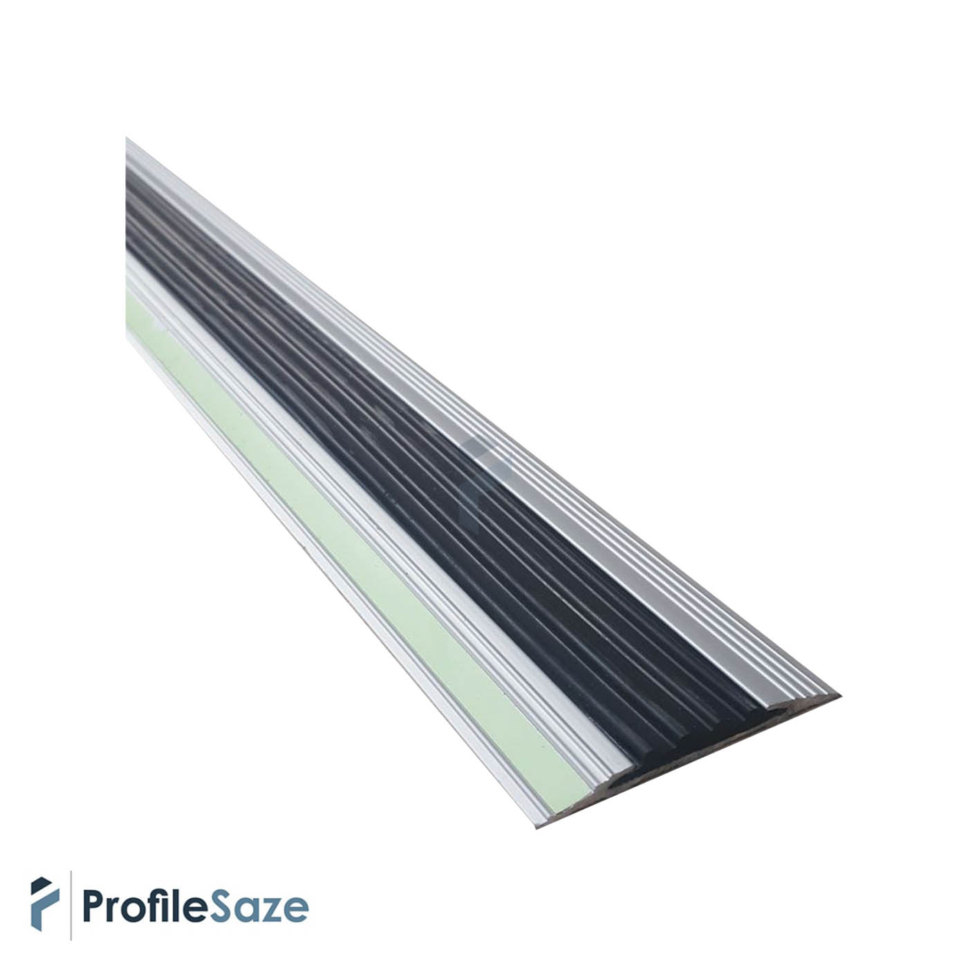 ترمز پله آلومینیومی تخت تک کانال با رویه PVC کد T4-2
