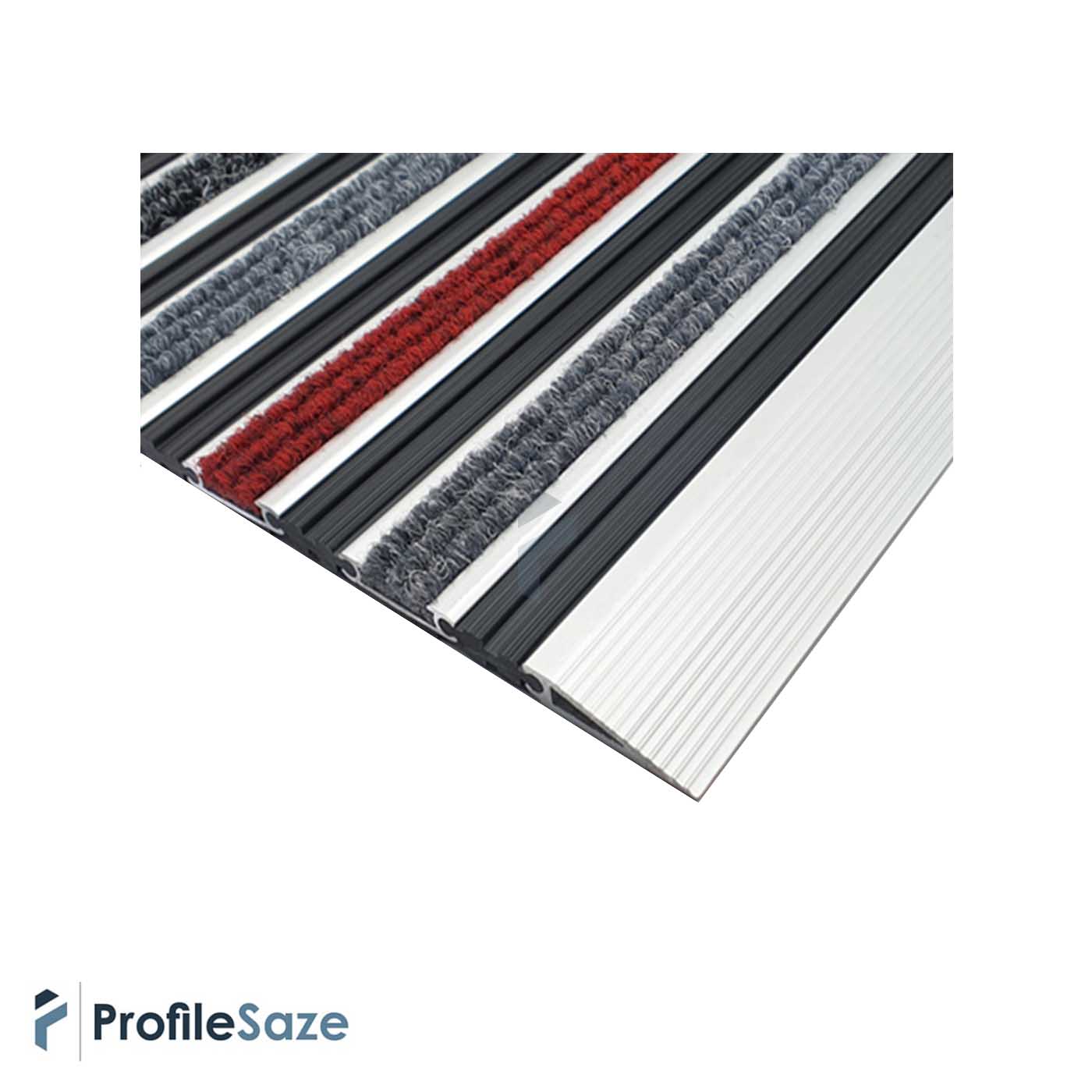 پادری آلومینیومی یک سانتی کد D150 با رویه PVC و موکت