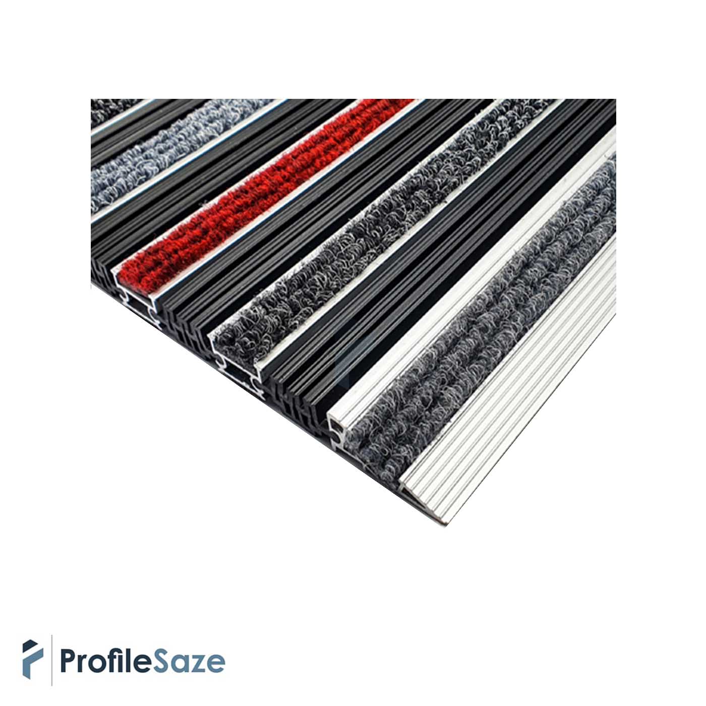 پادری آلومینیومی دو سانتی کد D350 با رویه PVC و موکت