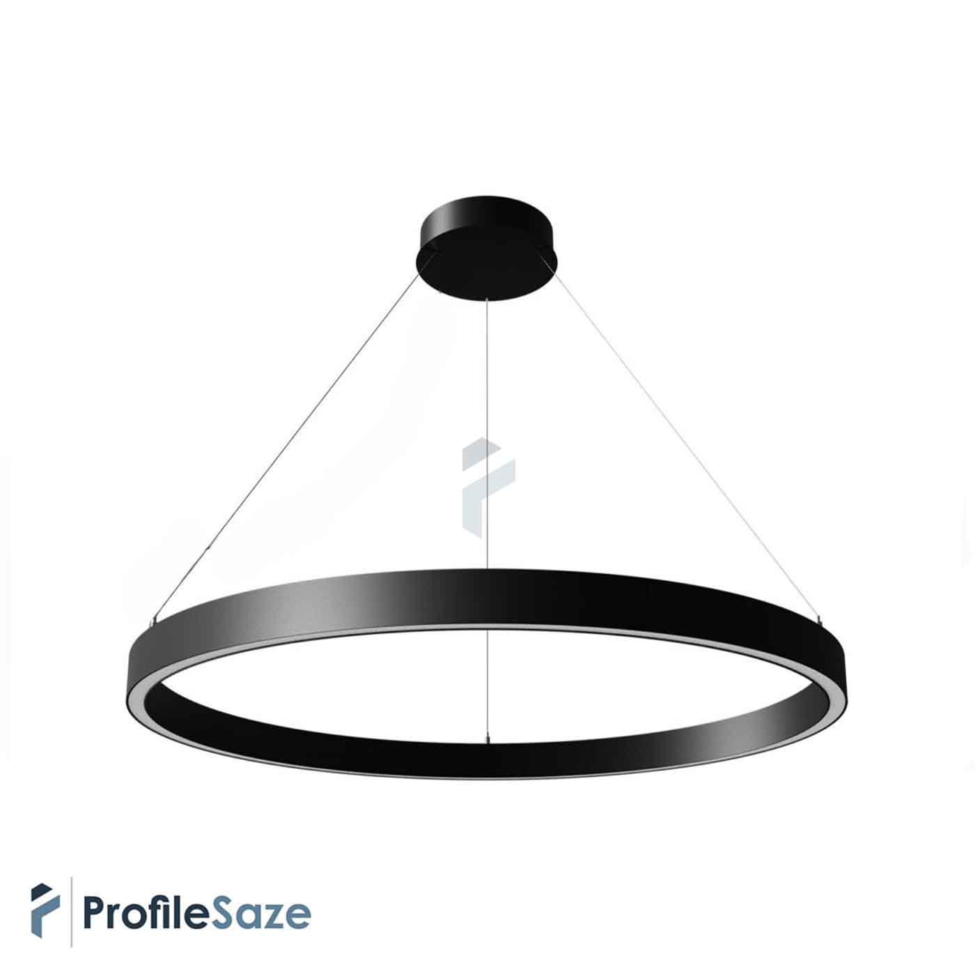 لوستر نور خطی دایره قطر 160 سانت کد LCR3050-160 (بدون نور)