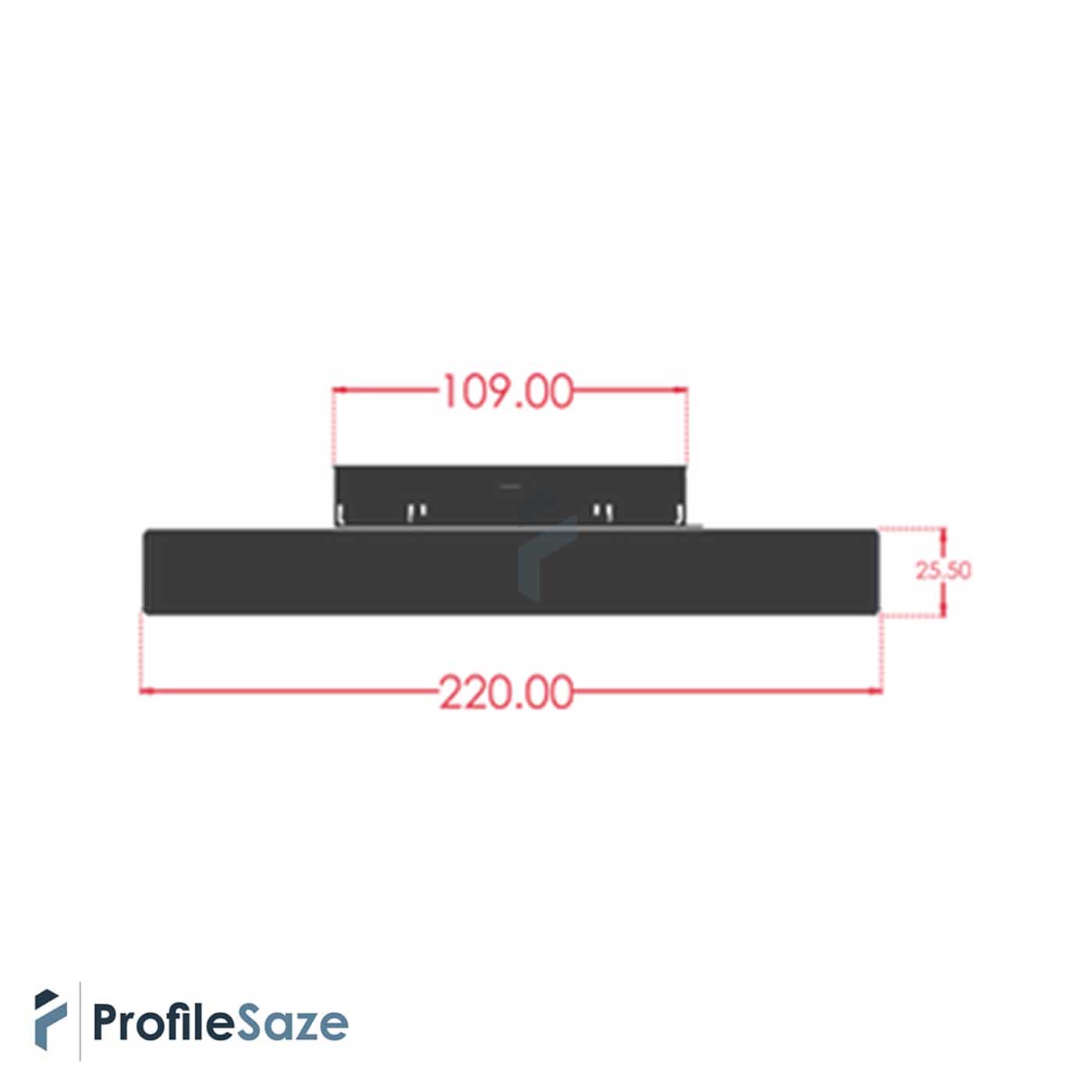 چراغ مگنتی لنزدار 12 وات کد MZ12-3000