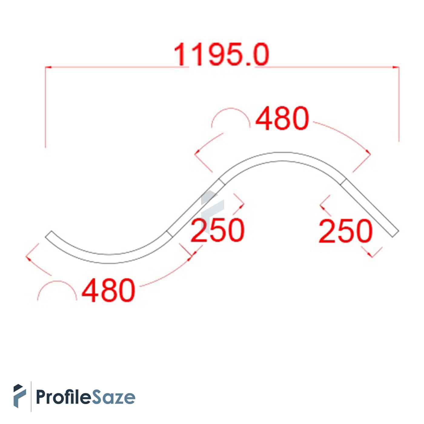 لوستر نور خطی پرشین 2 کد Persian2-3050 (بدون نور)